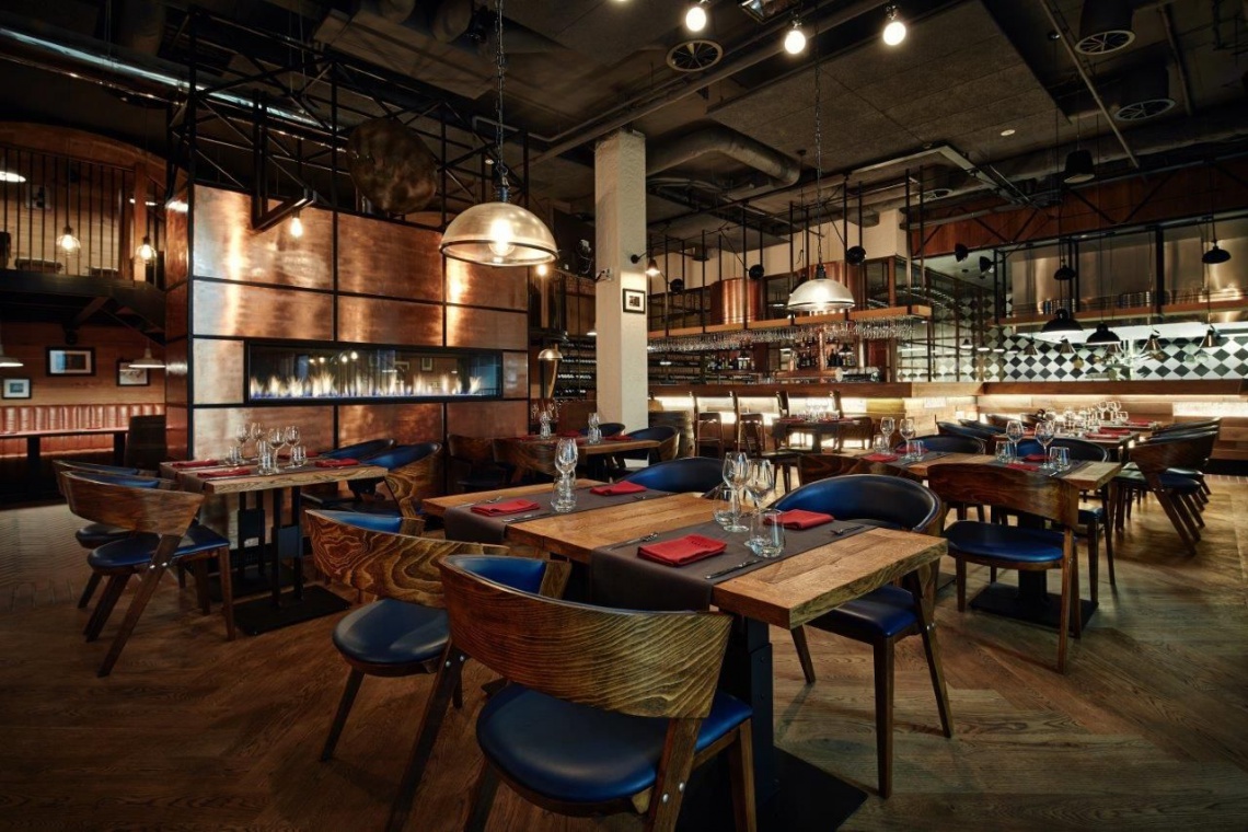 Realizacja restauracji w Bocheńskiej Galerii Solnej, fot. Grycaj Design Nowa i stylowa restauracja Salina w Bochni. To projekt Grycaj Design
