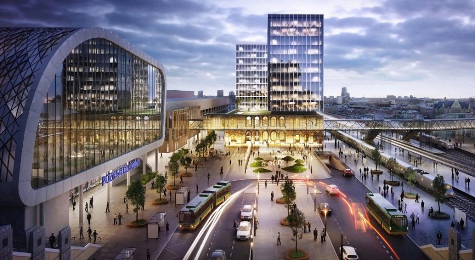 Nowy pomysł na teren po dawnym dworcu Poznań Główny. To projekt PIG Architekci