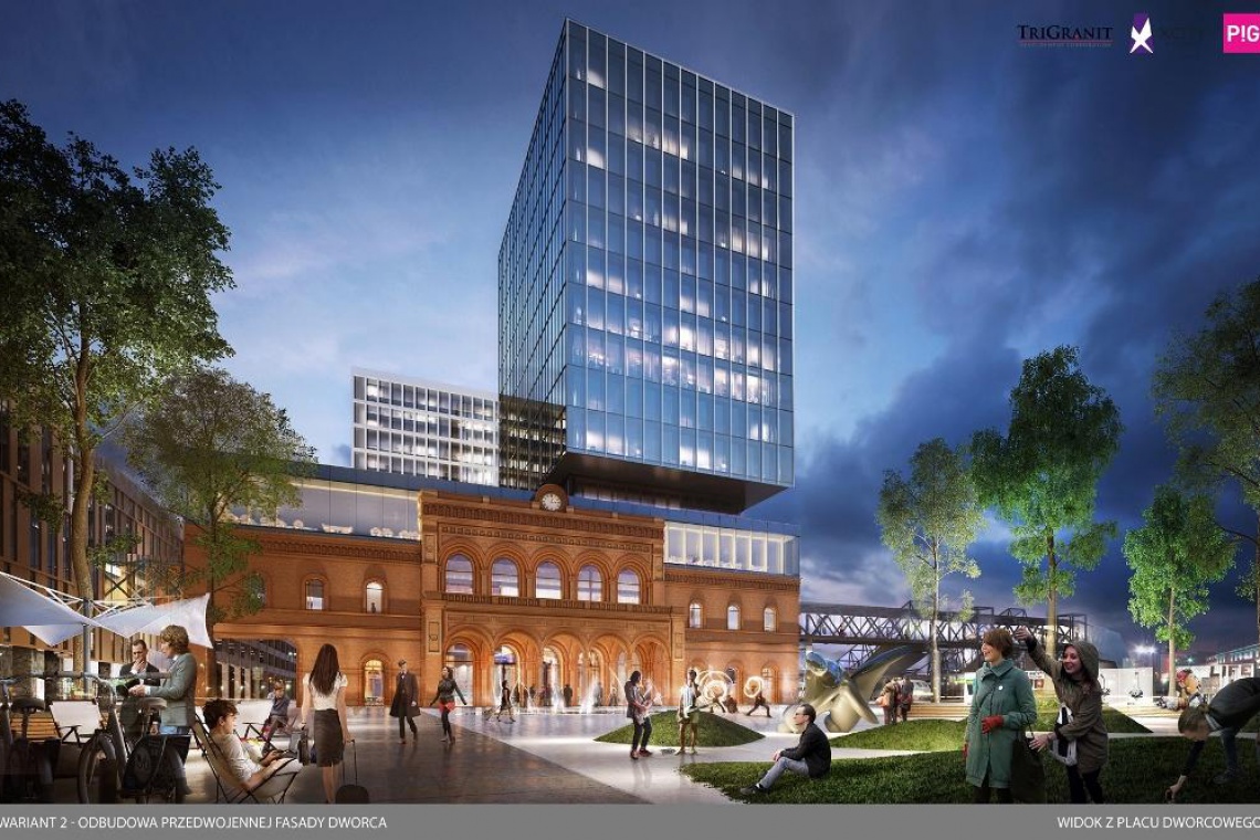 Odbudowa przedwojennej fasady, fot. PIG Architecki Poznaniacy wybrali projekt fasady dworca