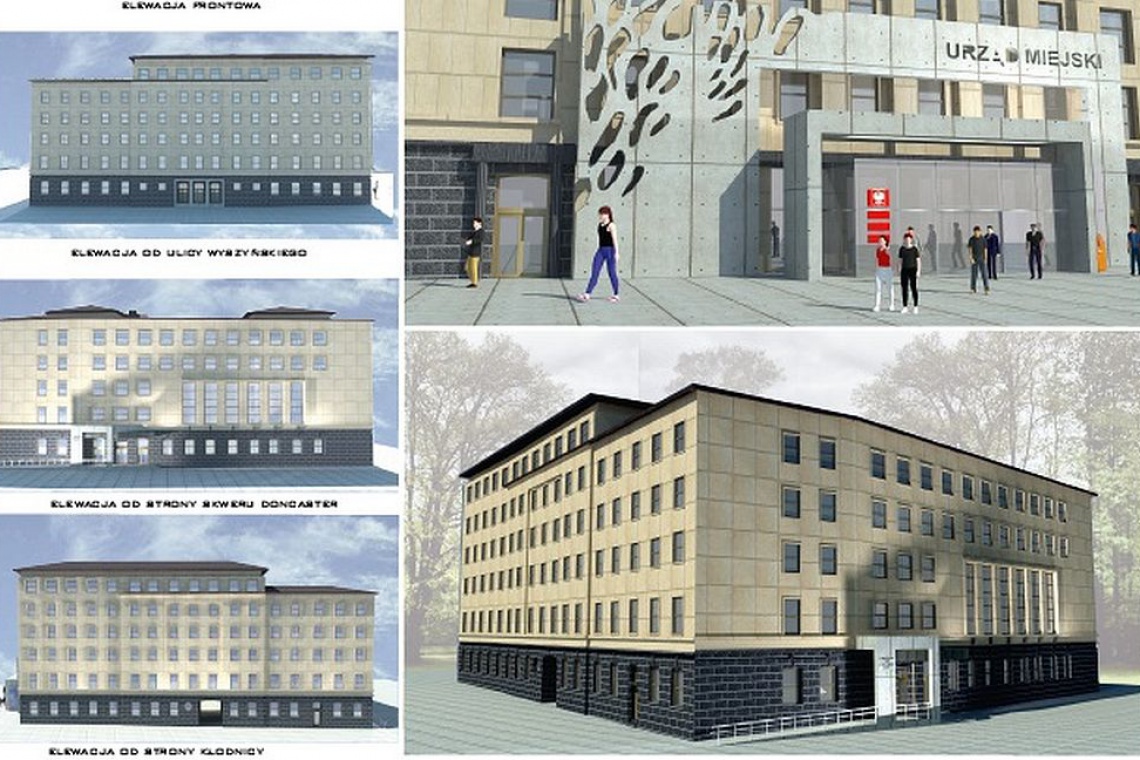fot. UM Gliwice / Projekt BUD SERWIS RDK Urząd Miejski w Gliwicach czeka remont. Wykonawca poszukiwany