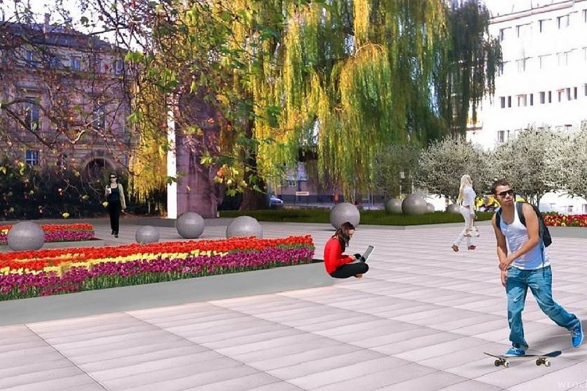 Nowa odsłona Promenady, fot. wroclaw.pl We Wrocławiu powstaje nowoczesna przestrzeń publiczna