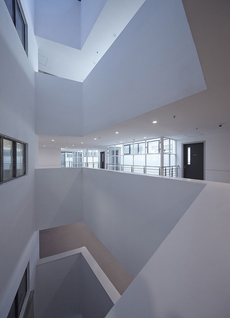 Binhai Xiaowai High School, projekt: HHD FUN, fot. Wang Zhenfei Ekologia i geometryczna bryła - to cechy szkoły zaprojektowanej przez HHD FUN