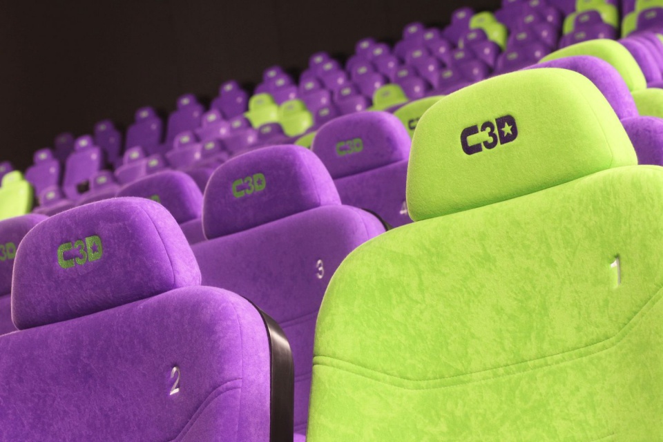 Kino Cinema 3D Kino Cinema 3D w Galerii Tarnovia. Design od Formacja Projekt