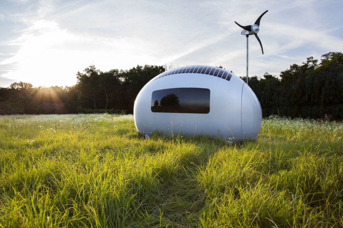 Ecocapsule, projekt i Nice architects, fot. Tomas Manina and Juraj Fifik Futurystyczna ekokapsuła - kup i zamieszkaj, gdzie chcesz