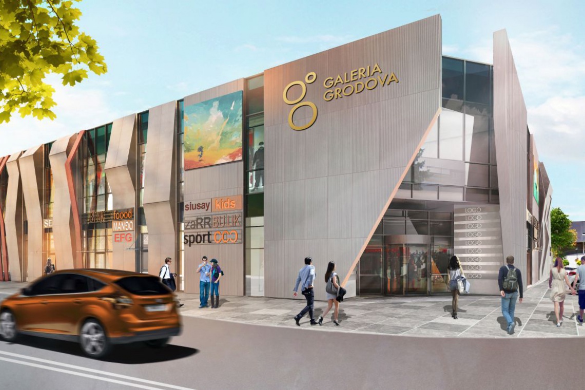 Galeria Grodova Galeria Grodova projektu Arkus, powstaje w Grodzisku Mazowieckim