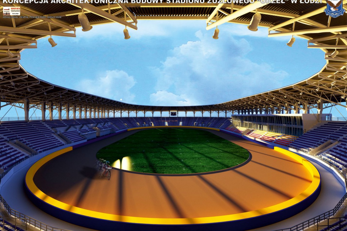 Stadion żużlowy w Łodzi, projekt Koszt-Bud Dariusz Majer Unieważniono przetarg na budowę stadionu żużlowego w Łodzi
