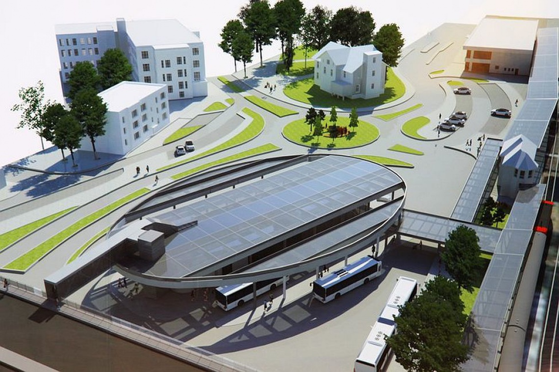 fot. PKP Polskie Linie Kolejowe S.A. Nowoczesna stacja kolejowa i nowy tunel dla pieszych w Zielonej Górze