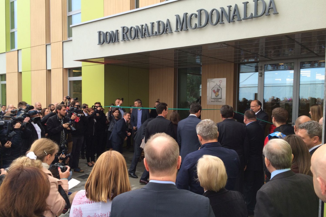 Pierwszy Dom Fundacji Ronalda McDonalda w Polsce Pierwszy w Polsce Dom Fundacji Ronalda McDonalda