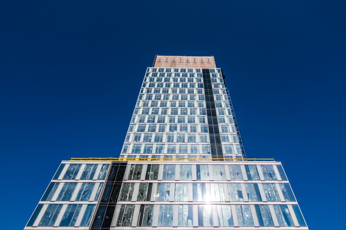 Prime Corporate Center, fot. M. Leszczełowski Prime Corporate Center na ostatnim etapie