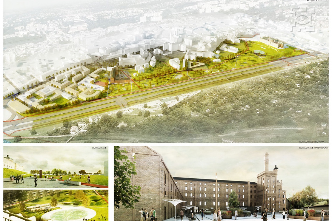 I Nagroda została przyznana pracy opracowanej przez architektów: Zuzannę Szpocińską, Aleksandrę Boniecką, Tomasza Marciniewicza i Michała Poziemskiego. To oni zmienią park na Błoniach pod lubelskim Zamkiem