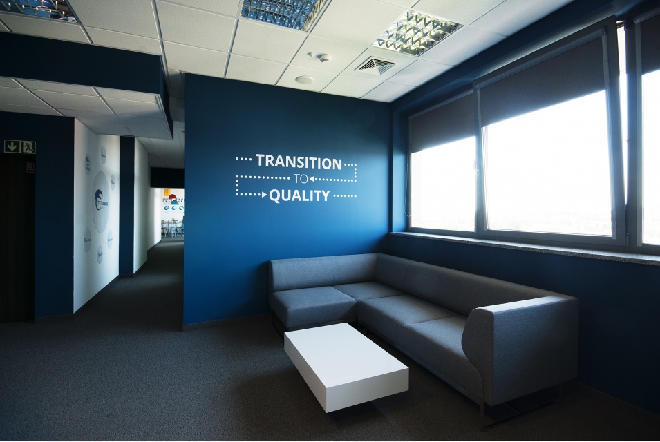 Kolorowe i energetyczne - takie jest biuro Trans.eu