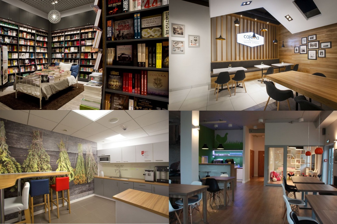 Pomysły architektów na wnętrza komercyjne w stylu domowym
