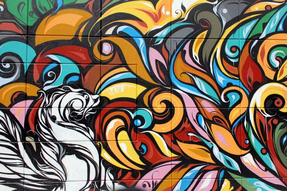 fot. Carlos ZGZ, flickr.com Mural, w którym minimalistyczny realizm miesza się z utopią