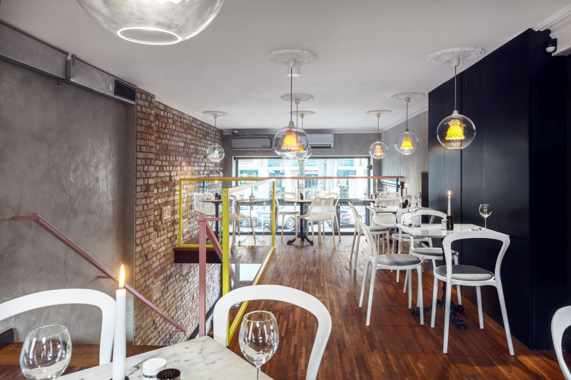 Restauracja Mocno Nadziane, fot. Sikora Wnętrza Wyjątkowa energia i sopocki styl w restauracji Mocno Nadziane