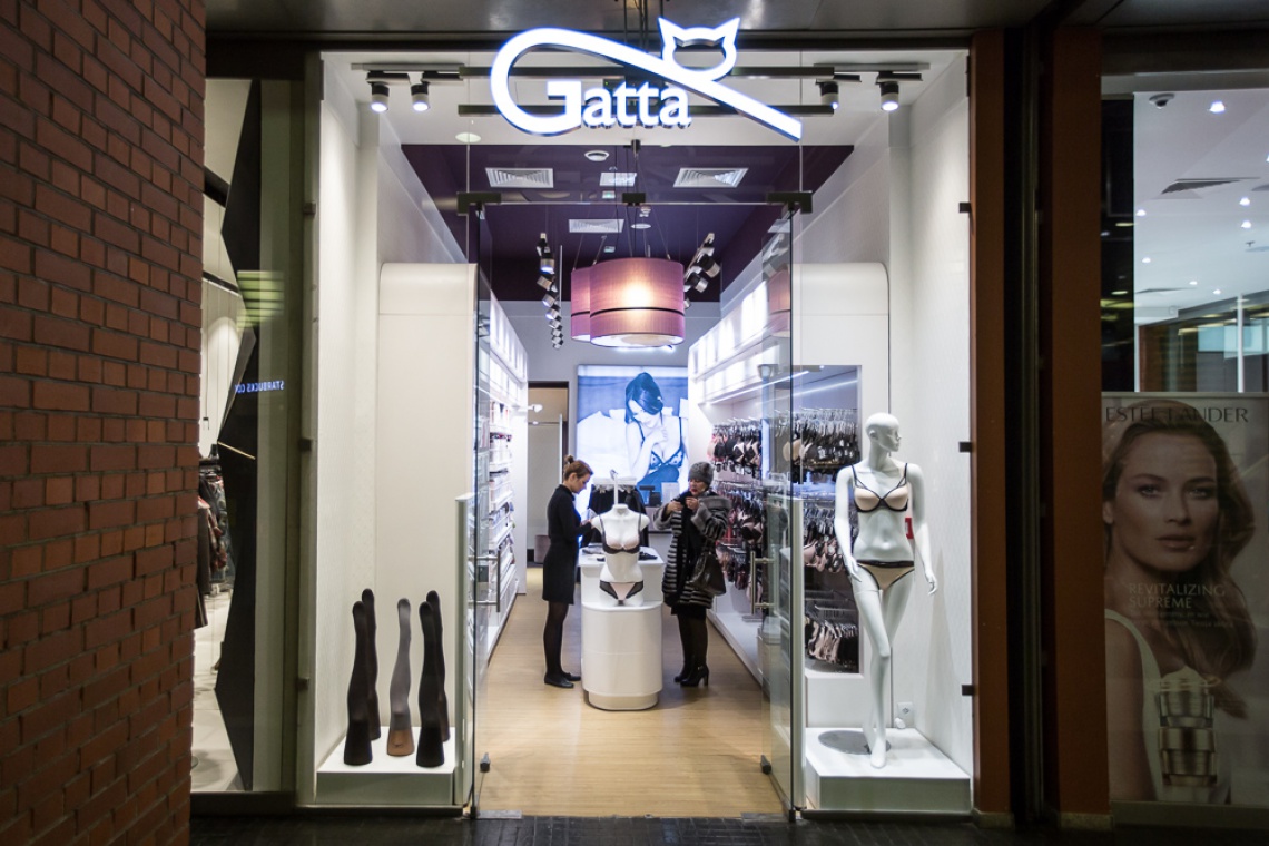 Gatta w Starym Browarze, fot. J. Wittchen Buduarowy salon marki Gatta w Starym Browarze