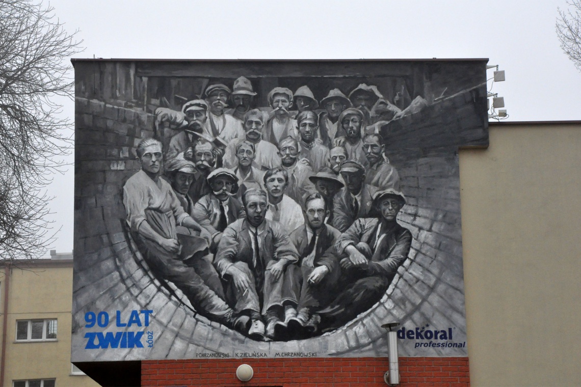 fot. UM Łódź Łódź z kolejnym muralem