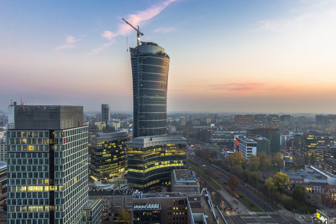Warsaw Spire Warsaw Spire: Drugi budynek kompleksu gotowy