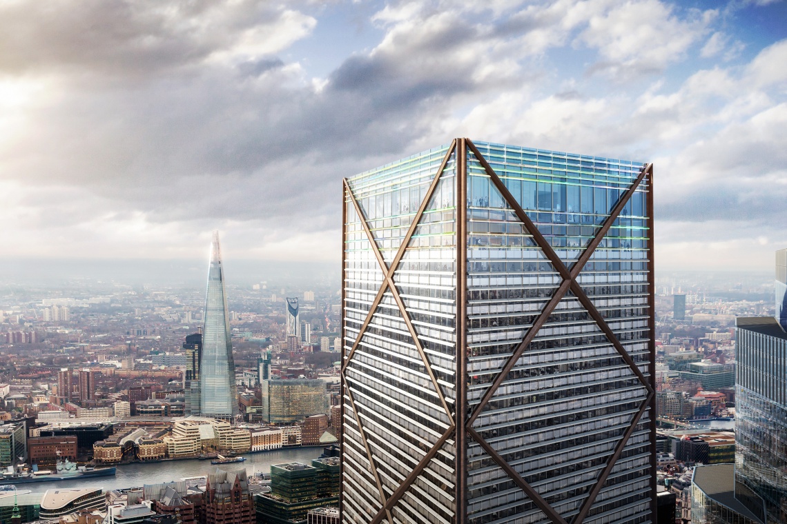 Budynek 1 Undershaft w Londynie, Eric Parry Architects Projekt 1 Undershaft - nowy, najwyższy budynek w Londynie