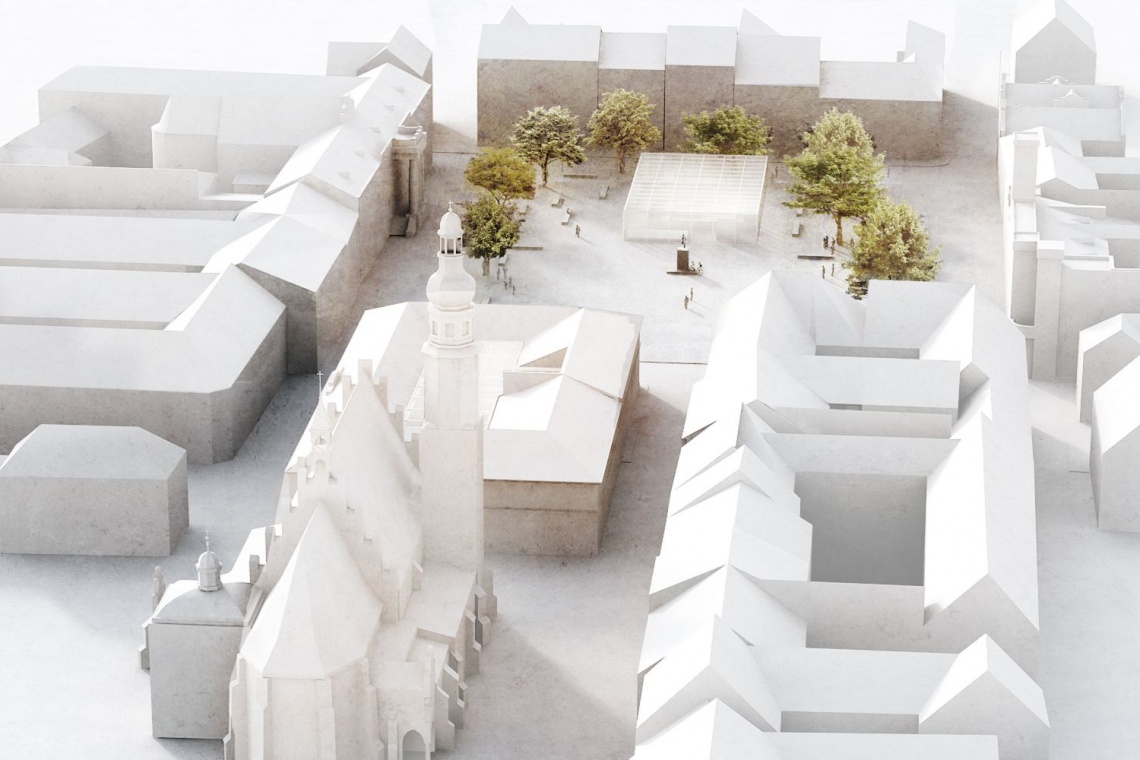 Warszawska pracownia WXCA wygrała konkurs na opracowanie koncepcji urbanistyczno-architektonicznej dla kamienicy Deskurów i płyty Rynku w Radomiu. Prezentujemy zwycięski projekt fot. WXCA Serce Radomia zacznie mocniej bić. Przełom w rewitalizacji Miasta Kazimierzowskiego