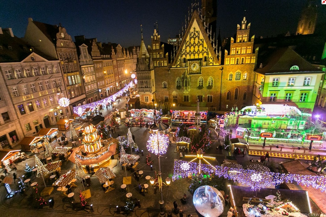 fot. wroclaw.pl Wrocławski jarmark świąteczny był tym najpiękniejszym