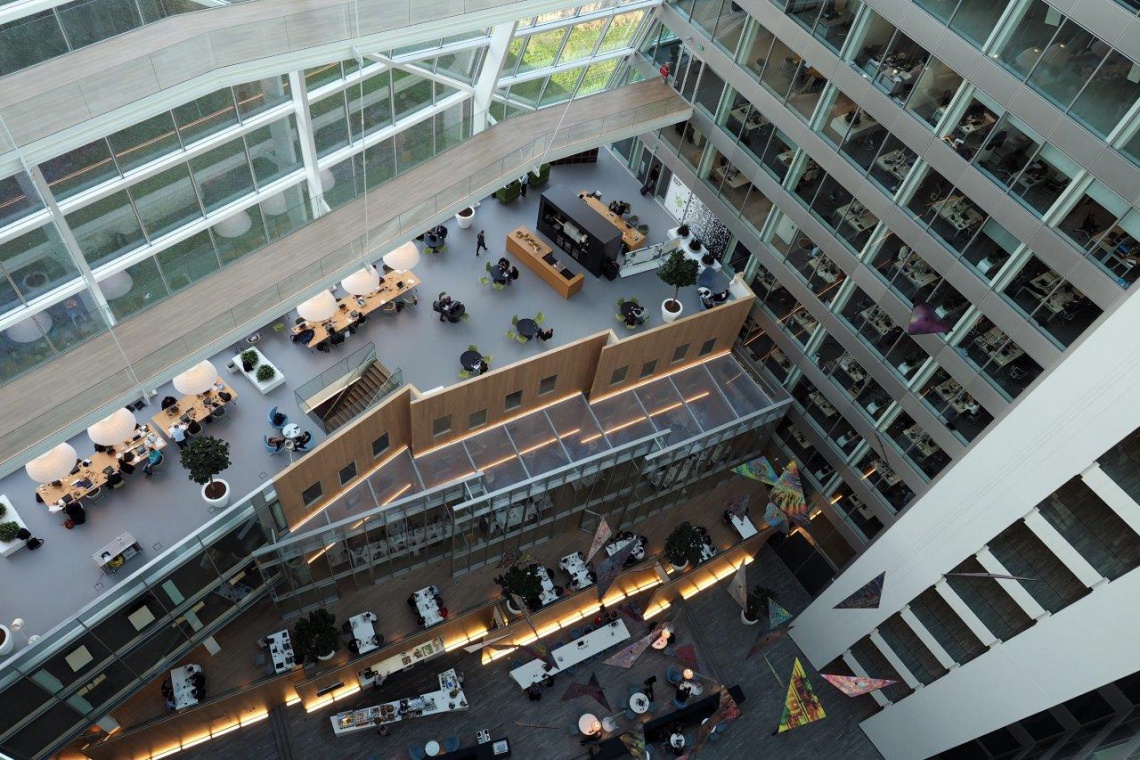 The Edge, fot. Workplace Siedziba Deloitte w Amsterdamie - inteligentne i zielone biuro