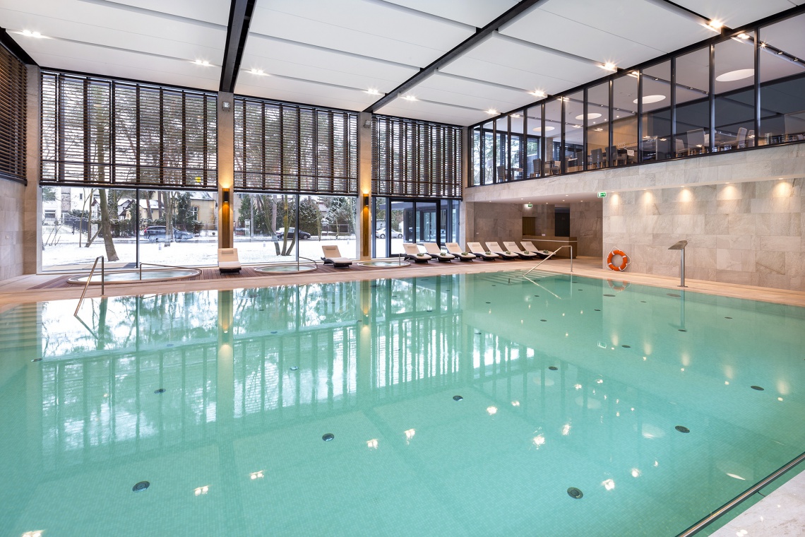 wnętrza EVA Park Life&SPA Zobacz gotowe wnętrza EVA Park Life&SPA, projektu Open Architekci
