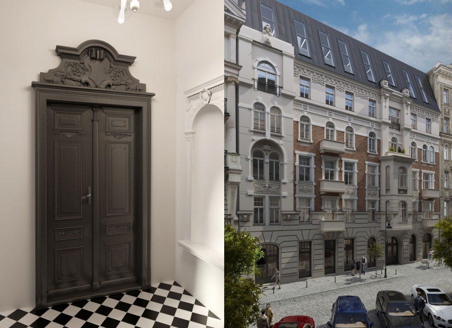 Poznanska 37, wiz (1)33.jpg Poznańska 37 - detale architektoniczne kamienicy odzyskują blask