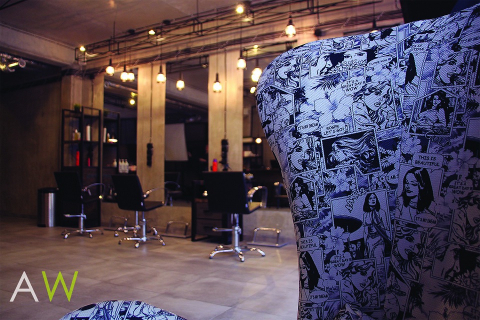 Salon hair&beauty BONZA, fot. AW Interior Design Salon fryzjerski w stylu industrialnym od AW Interior Design