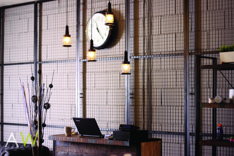 Salon hair&beauty BONZA, fot. AW Interior Design Salon fryzjerski w stylu industrialnym od AW Interior Design