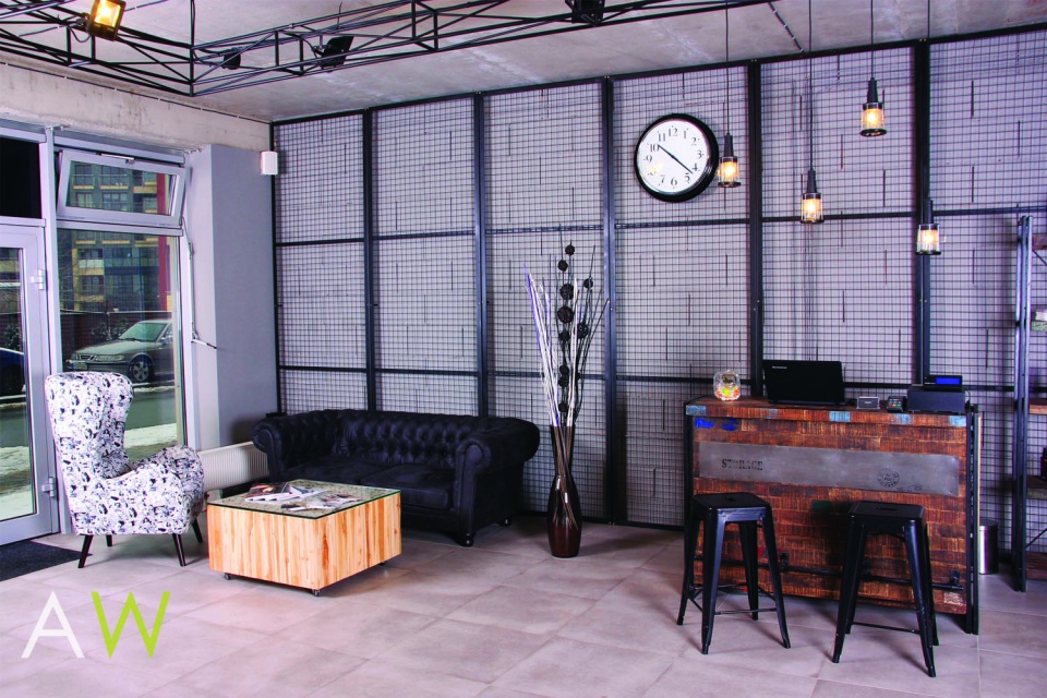 Salon hair&beauty BONZA, fot. AW Interior Design Salon fryzjerski w stylu industrialnym od AW Interior Design