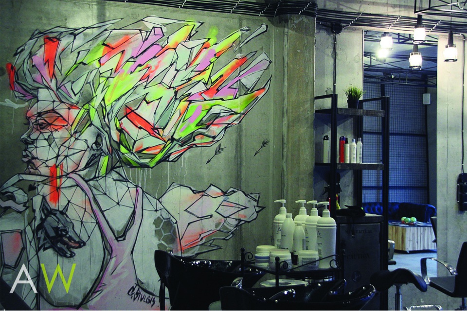 Salon hair&beauty BONZA, fot. AW Interior Design Salon fryzjerski w stylu industrialnym od AW Interior Design