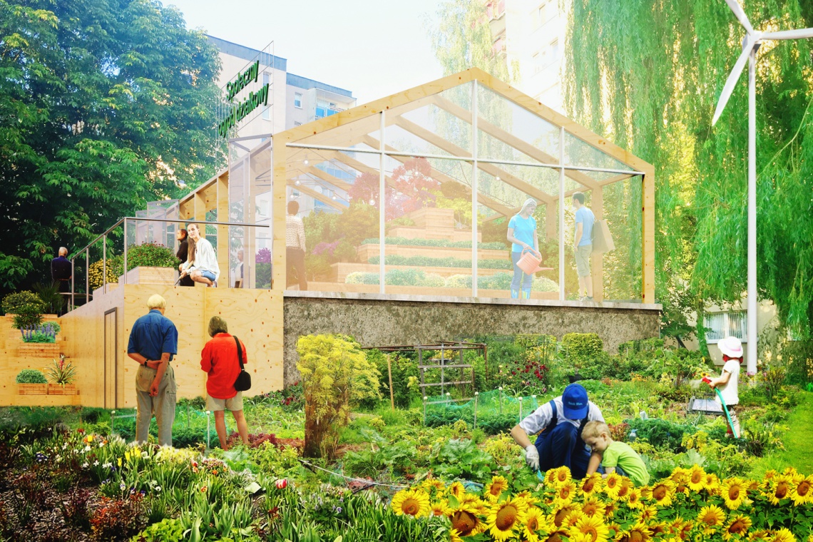 Architekci: Brygida Zawadzka, Dariusz Duong Vu Hong i Katarzyna Korczak mają pomysł na rewitalizację hydroforni, fot. materiały architektów Projekt młodych architektów zwyciężył w warszawskim budżecie obywatelskim