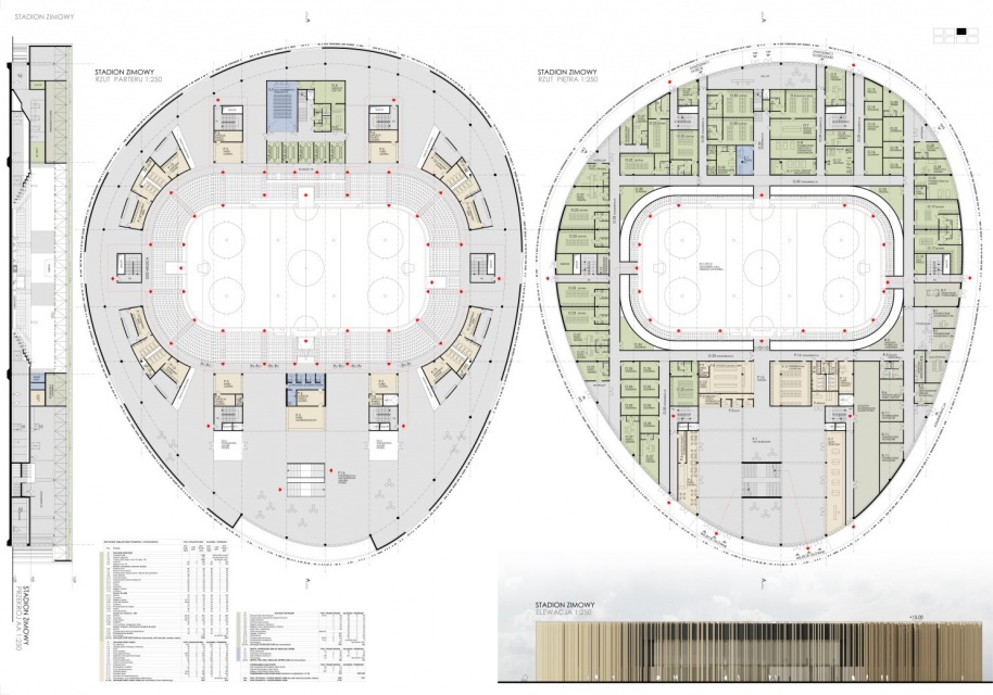 Projekt JSK Architekci, fot. UM Sosnowiec Projekt JSK Architekci, fot. UM Sosnowiec Czy nowy stadion od JSK Architekci doczeka się budowy?