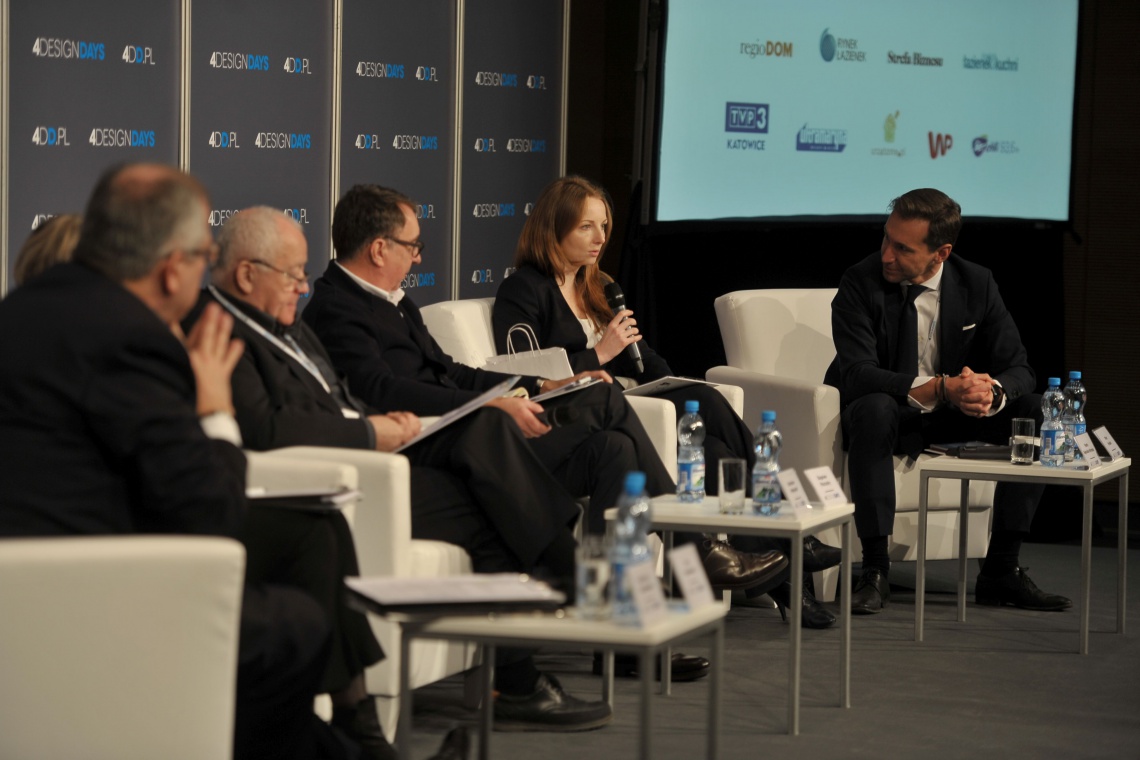 Paneliści „The sky is the limit… – miasta przyszłości – wyzwania, wizje, perspektywy” w czasie 4 Design Days Foto: Panel The sky is the limit…