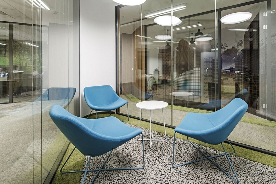 Biuro Golub GetHouse w Warsaw Financial Center. Projekt: InDesign Zbigniew Kostrzewa Nowe biuro Golub GetHouse według projektu InDesign