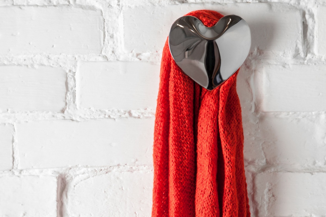 Hot Heart, Zieta Prozessdesign Oryginalny wieszak Hot Heart od Zieta Prozessdesign