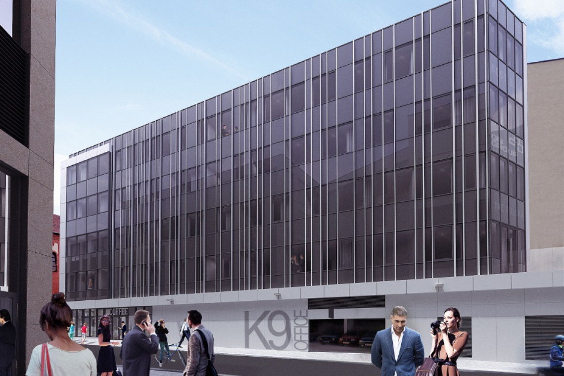 K9 Office Poznański biurowiec od Arh+ przed wielkim otwarciem