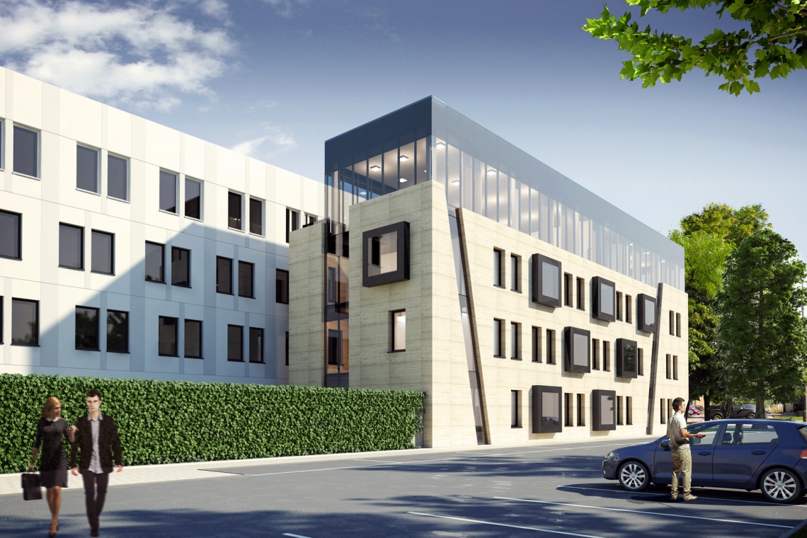 Nowy budynek szpitala przy ul. Szaserów w Warszawie - Ośrodek Radioterapii. fot. wim.mil.pl Architektura w służbie zdrowia. Największa inwestycja w historii szpitala przy Szaserów