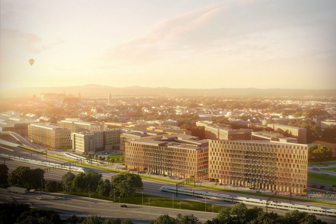 High Five dla Krakowa – projekt biurowy Skanska daje nowy impuls pozytywnej energii dla miasta High Five będzie architektoniczną bramą do serca Krakowa