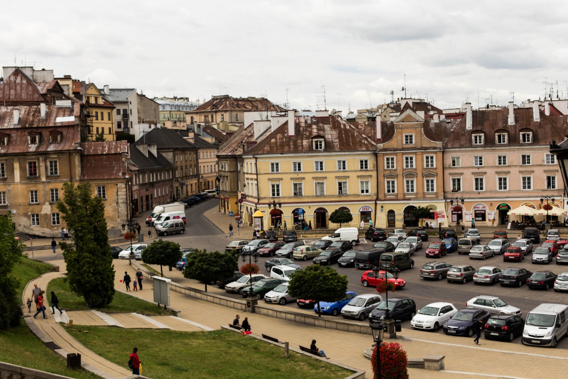 Lublin, fot. flickr Ogród Saski w Lublinie z dziełami słynnego plakacisty