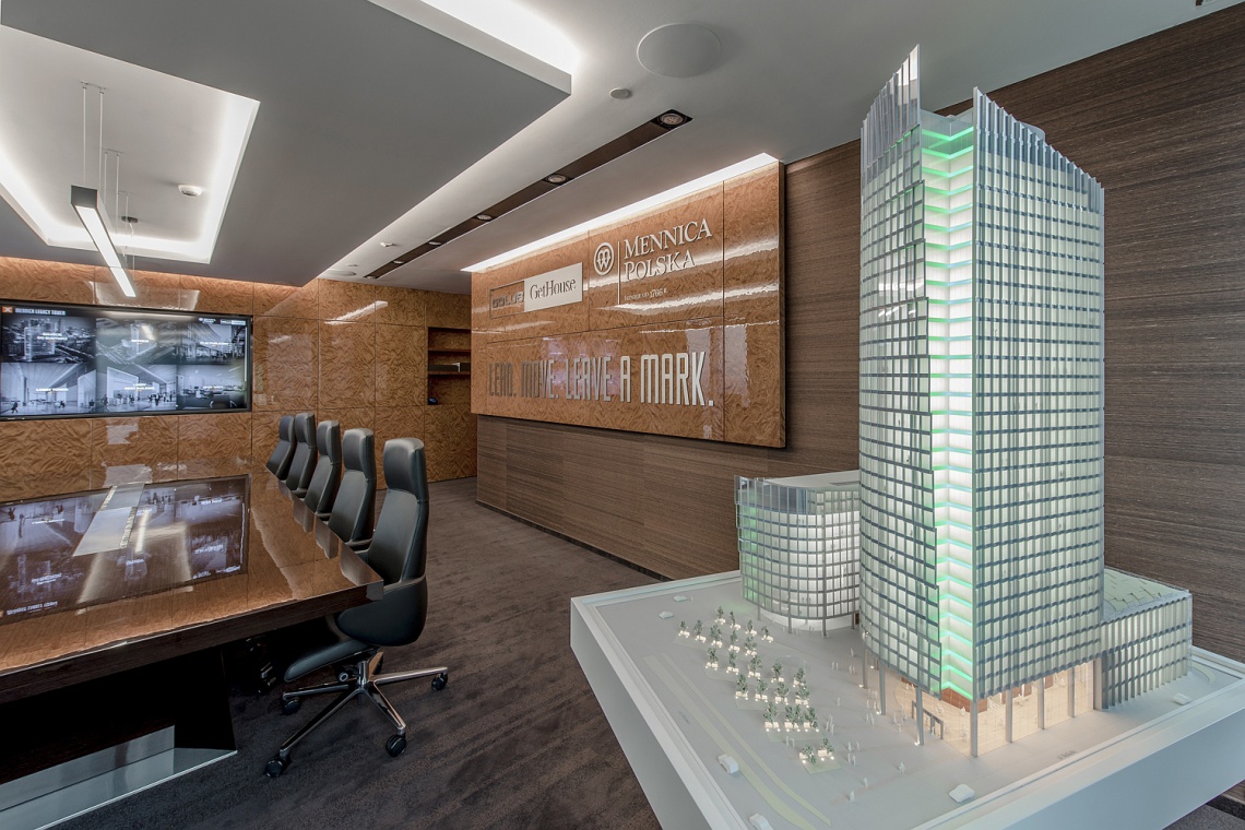 Showroom Mennica Legacy Tower, Golub GetHouse Zobacz showroom Mennica Legacy Tower