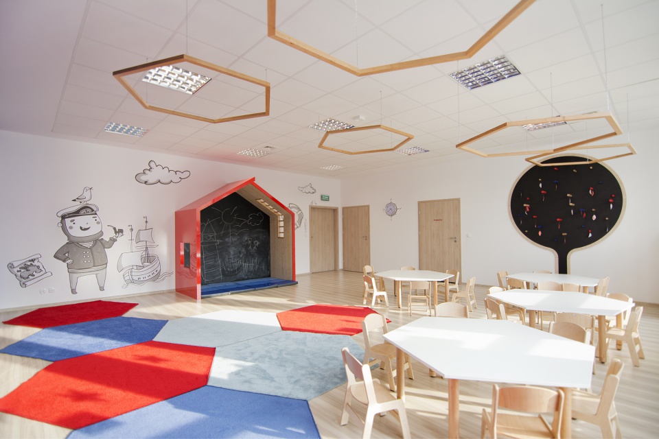 Przedszkole MegaMocni w Gdańsku, fot. Pracownia CGL Architekci dzieciom - przedszkola XXI wieku