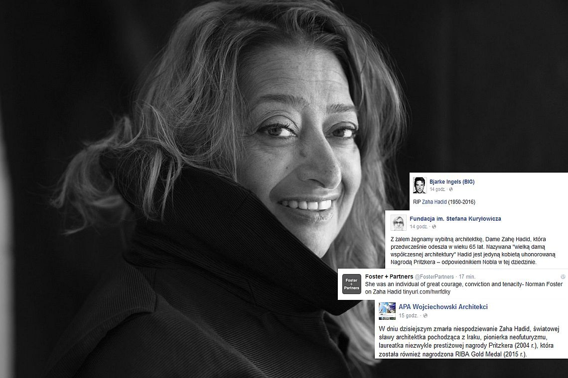 Zaha Hadid Jak znani architekci żegnają Zahę Hadid