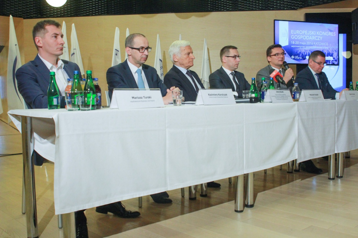 Konferencja prasowa EEC, fot. materiały własne VIII Europejski Kongres Gospodarczy w Katowicach za 40 dni