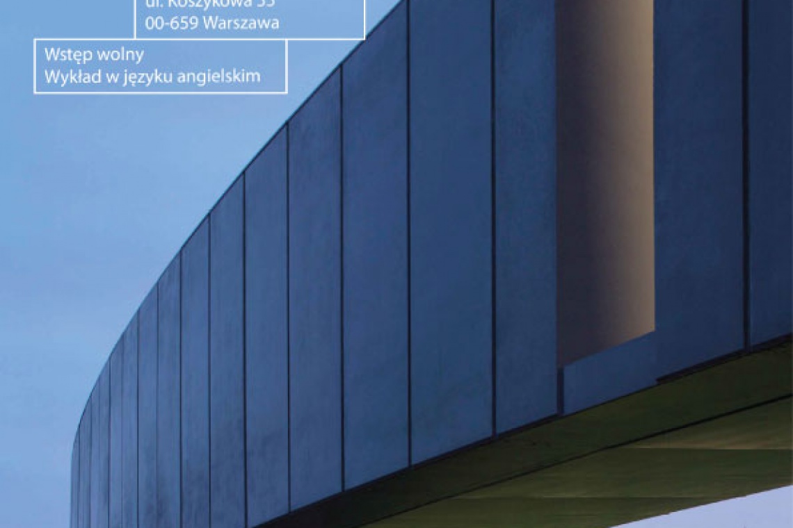 Plakat Creation and Memory, fot. arch.pw.edu.pl Architekt Philippe Prost w Warszawie spotka się ze studentami