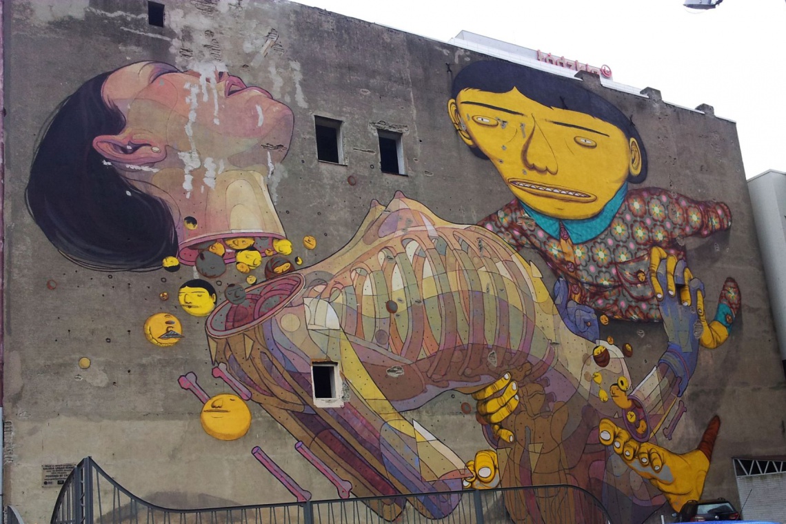 Jeden z łódzkich murali fot. PTWP / AL Nie tylko murale. Łódź stawia na instalacje artystyczne