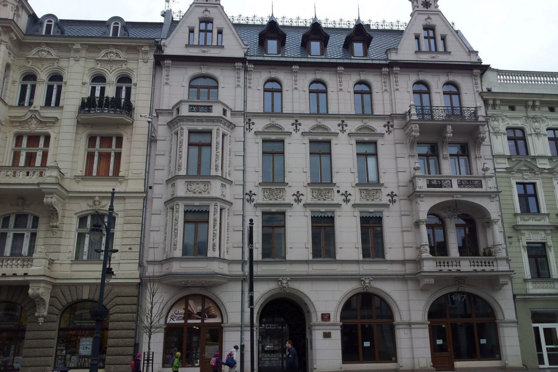 Jedna z kamienic na Piotrkowskiej w Łodzi, fot. PTWP / AL Jaka powinna być współczesna kamienica łódzka? Na starcie konkurs