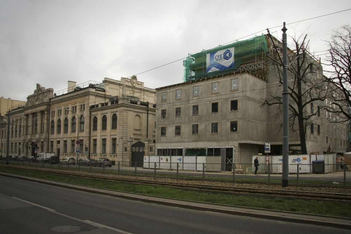Hotel B&B w Łodzi, (stan na kwiecień 2015 r.) fot. materiały prasowe Co nowego na budowie hoteli B&B w Łodzi i Katowicach?
