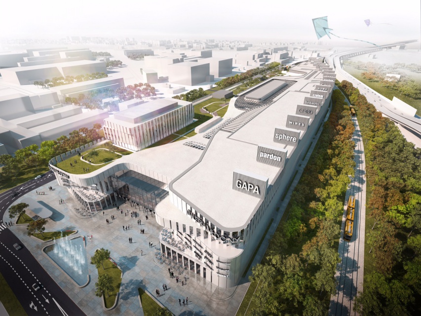 Galeria Młociny (mat.pras.) Restauracje z widokiem na... las. To food court zaprojektowany przez Kuryłowicz and Associates