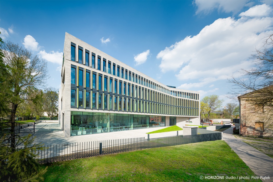 Horizone Studio - Budynek Ericpol, fot P.Piatek Nagroda Roku SARP 2015 dla biurowca Ericpol Software Pool
